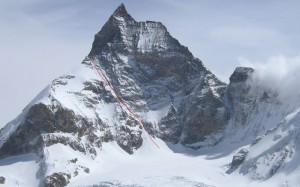 cervin couloir west arete zmut