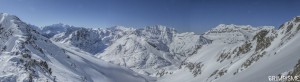 panorama mont blanc buet finive ruan depuis col du bel oiseau