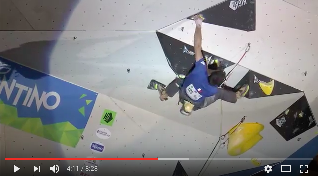 romain desgranges champion europe escalade