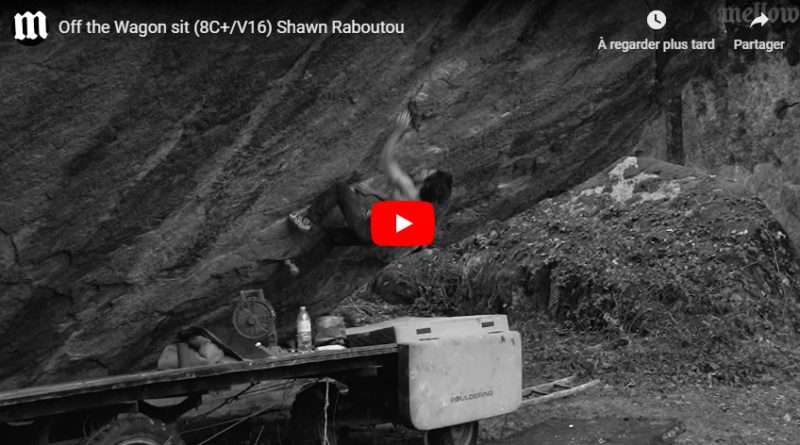 shawn raboutou video bloc escalade